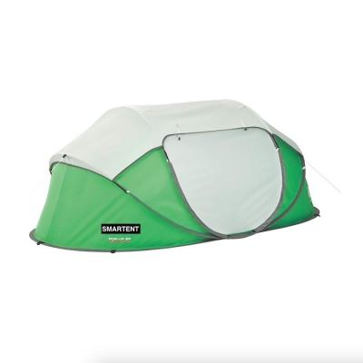 China 135*230*89CM 2 Personen Glasfaser Grün Wasserdicht Polyester Pop Up Campingzelt zu verkaufen