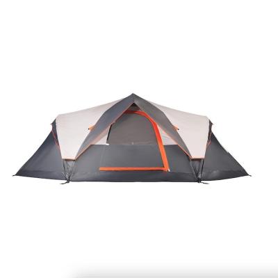 China 410*210*140CM Grauer Polyester 6-Saison Pop-Up Campingzelt mit wasserdichtem Boden / Gitterfenster zu verkaufen