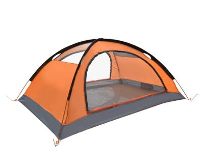 China Outdoor kampeertenten Gezellig en licht ontwerp 210D polyester Ripstop Regen en zon bescherming Geschikt voor 2-3 personen Te koop