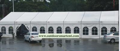 China Ateie fogo - ao dossel branco resistente do miradouro da barraca do partido 10x30 com casamento H6XW7XL50M do PVC dos Sidewalls à venda