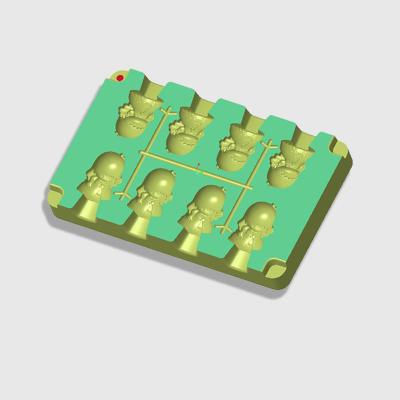 China Professional high quality plastic toy mold making animation character IP hand mold production TMD006 for sale