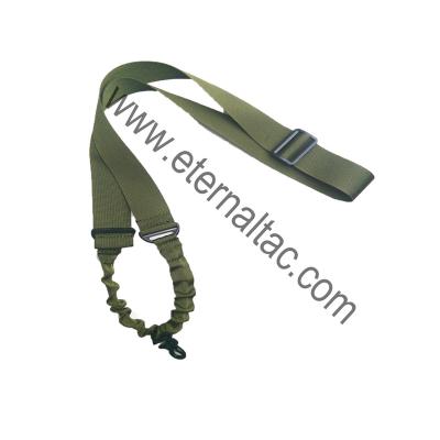 China Durable Tactical Military Army Bungee Gun Adjustable Single Sling for sale