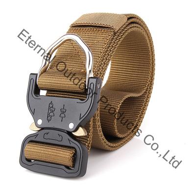 China High Strength Tactical Belt Custom Made Nylon Military Tactical Belt For Men With Alloy Buckle for sale