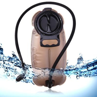 China 2021 Waterproof Tactical Bicycle Hydration TPU Water Bag 2L 2.5L 3L Camping Hiking Running Flexible Military Bag for sale