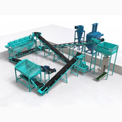 China High Working Efficiency Poultry Manure Organic Fertilizer Powder Production Line for sale