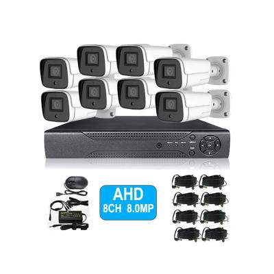 China NIGHT VISION 8CH 8M 4K XMeye Security CCTV System with 8PCS Waterproof AHD 30M IR Outdoor Day and Night AHD Camera for sale