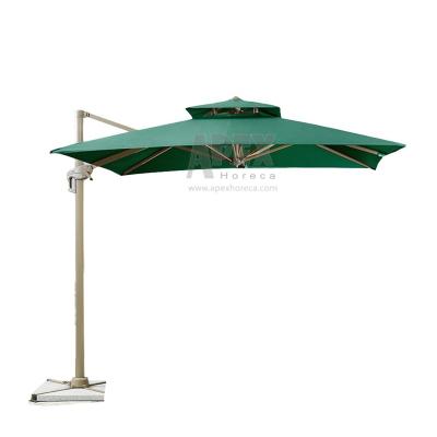 China Modern Outdoor Furniture Steel Around Outdoor Beach Yard Waterproof Sunscreen Banana Umbrella for sale