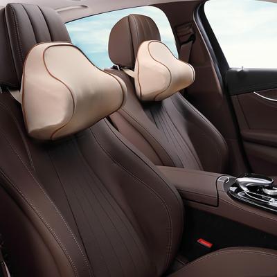 China Anti-bacteria Car Seat Rest Pillow Headrest Memory Foam Car Neck Support Pillow for sale