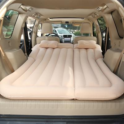 China Wholesale Foldable Car Travel Camping Air Bed Inflatable Mat Car Air Mattress With Pillow And Inflatable Sleep Pad for sale