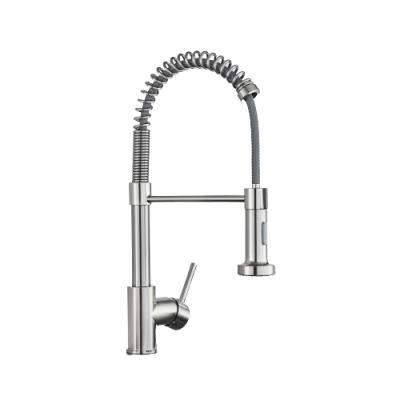 China Newest Hot And Cold Kitchen Faucet Hot And Cold Sale Brass Pull Body Kitchen Faucet for sale