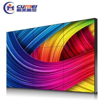 China Large Size Wall Mount LCD Display Indoor Advertising Player Splicing Lcd Display Outdoor Advertising Display for sale