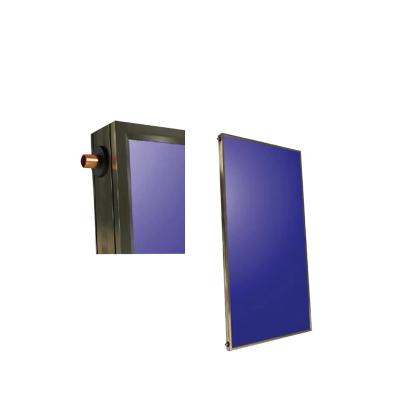 China Copper Solar Collector High Control Absorption Rate Blue Titanium Damper Flat Plate Solar Collector for sale