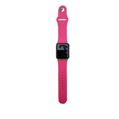 China Soft/Skin Affinity Guaranteed Quality Appropriate Price Silicone Rubber Watch Shock Protect Band I Watch Band Watch Band Straps for sale