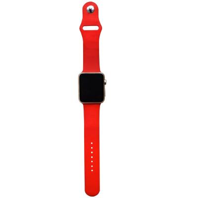 China Skin Friendly For I Watch Series 6/5/4/3/2/1 Strap, 38mm Silicone Strap Sport Rubber Watch Band 40mm For Apple Watch for sale