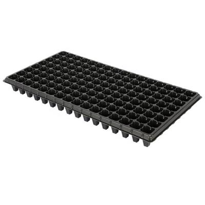 China Plastic Seed Growth 128 Holes Seedling Tray PS Seeds Start Planting Germination Tray for sale