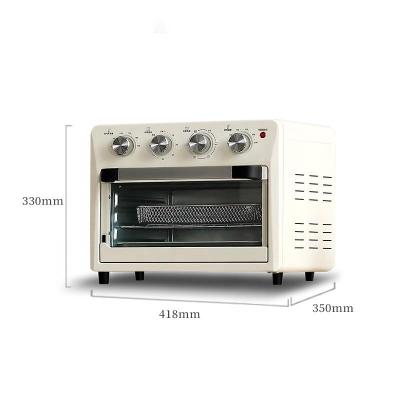 China KQZKXKZ2301 Electric 2 in 1 Air Fryer Oven Good Quality Air Fryers 26L Stainless Steel Rotisserie 1500 Air Fryer Oven for sale