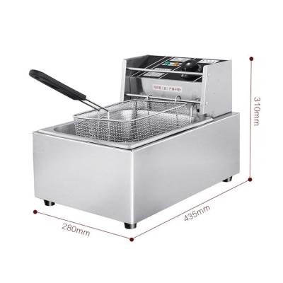 China DZLDF-81 Factory Selling Turkey Commercial Deep Fryer Machine Electric Deep Fryers for sale