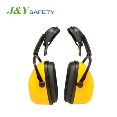 China Safety Ear Muff Adjustable Helmet Earmuffs Hearing Protection For Industrial Site for sale