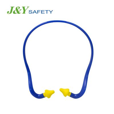 Chine Custom Lightweight Safety Noise Reducing Reusable Hearing Protection Banded Silicone Earplug à vendre