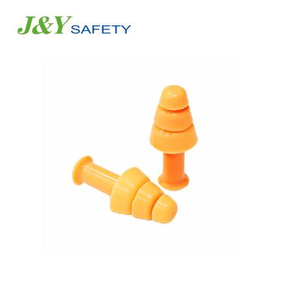 China Custom Christmas Tree Shaped Hearing Protection Sleep Ear Plugs Soft Silicone Earplugs With Cord en venta