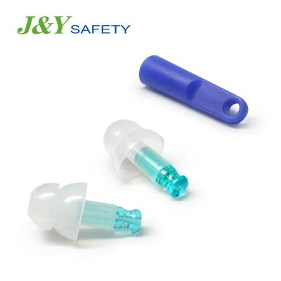 China In Ear 2 Layers Safety Party Plug Filtered Noise Reducing Silicone Earplugs For Concerts Musicians for sale