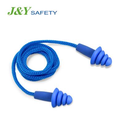 China Wholesale High Quality Hearing Protection Earplugs TPR Earplugs With Wire Noise Reduction for sale