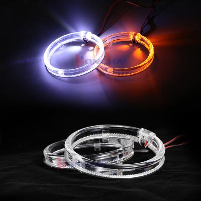 China LED Angel Eyes LED Headlights Car Accessories Guide Led Angel Eyes Halo Ring White Yellow Super Bright Led Halo Ring 80mm 95mm 105mm 110mm for sale