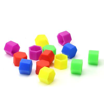 China Car Decoration 15mm 17mm 19mm 21mm Silicone Car Wheel Hubs Caps Nut Covers Dust Covers Vehicle Tire Tire Screw Caps Car Wheel Nut Protective Caps for sale