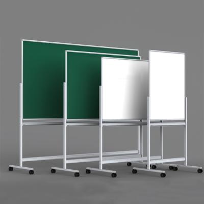 China Kindergarten primary secondary schools using mobile chalk green white boards with wheels factory wholesales customized size for sale