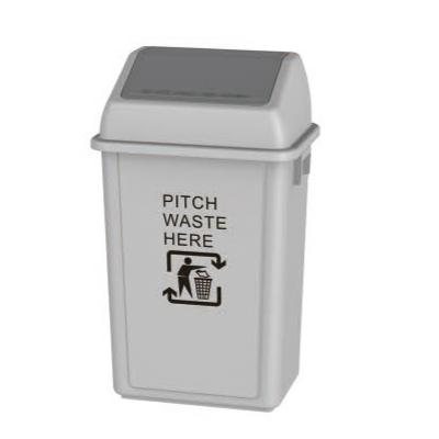 China 60L Volume 60L Workable Rectangular Grabber Bin Dustbin Garbage Can Different Color 5 Different Color Covers For Choices for sale