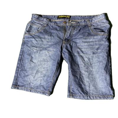 China Ordinary factory hot sales men used short clothes jeans pants wholesale second-hand clothes for sale