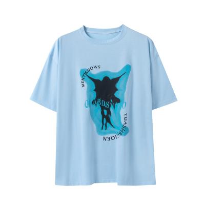 China Summer 2022 breathable new plus size women's fashion loose cartoon short sleeve T-shirt for sale