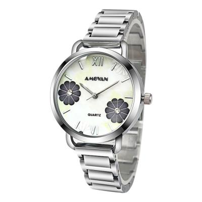 China New Brand Water Resistant Watch Luxury Simple Sliver Bezel Colorful Dial Stainless Steel Wrist Watch Colorful Quartz Watch Women for sale