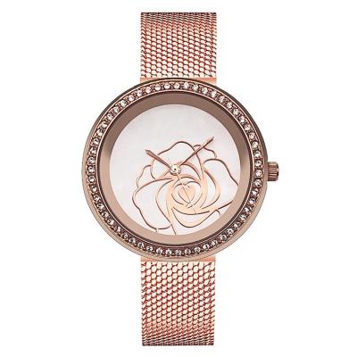 China OEM brand water resistant watches Geneva quartz watch low price china supplier wholesale flower flower starry night dial women watch for sale