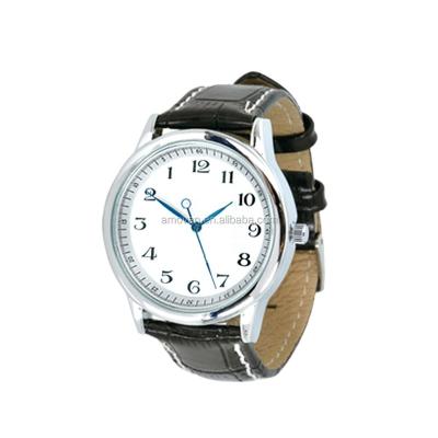 China AM090 Water Resistant Metal Case Leather Strap Movement Reverse Watch Reverse Watch for sale