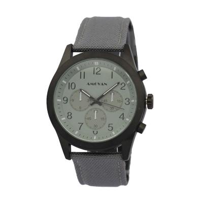 China Wholesale Water Resistant Private Label OEM ODM Nylon Leather Wrist Strap Watch For Men Wholesale For Promotional Gift for sale