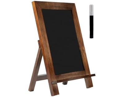 China Eco-Friendly Rustic Decorative Magnetic Note Board Wooden Position Board Wooden Frame Blackboard for sale