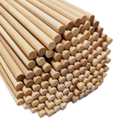 China China Wholesale Custom Unfinished Natural Wood Sticks Wooden Cake Finger Rods for sale