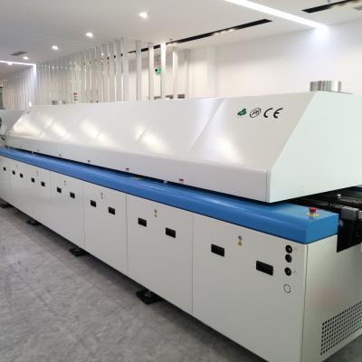 China high quality 8 zone reflow oven cheap reflow oven for hot air SMT production line ET-R8450 for sale