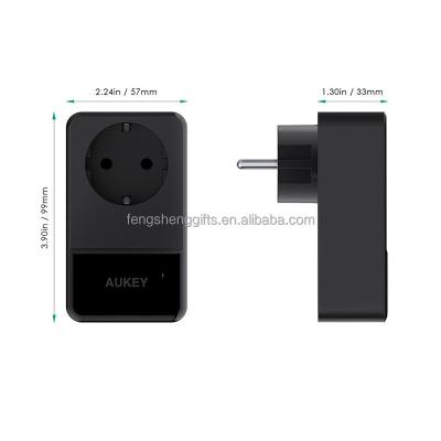 China Mobile Phone Aukey PA-S12 4 Left Wall Recharger With Built-in Socket for sale