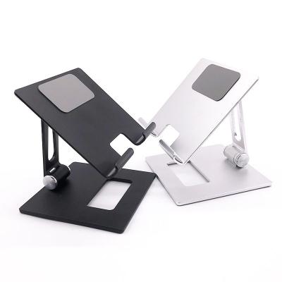 China Mobile Phone Hot Selling Metal Mobile Phone Protector Stand Adjustable Holder/Aluminum Desk Portable Foldable Multi Angle Protector for sale