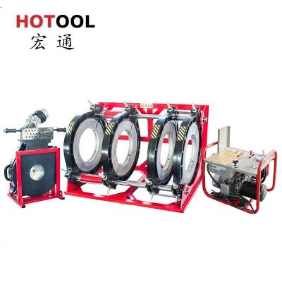 China Factory HDPE pipe fusion butt welding machine180-500mm, data logger can be added for sale