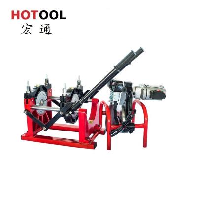 China Building material shops 50-200mm HDPE pipe butt fusion welding machine, PE200-2T, hand push pipe welding for sale