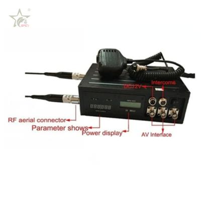 China 2 Way Long Range Microwave Link Audio Visual Audio Video Transmitter NLOS COFDM 2 Way Radio for sale