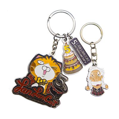 China Memories ; gifts souvenir metal soft enamel key chain with club logo high quality metal key chain for sale