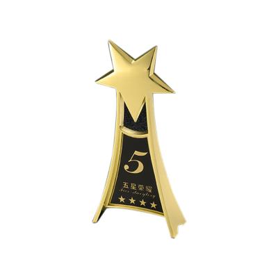 China 2021 Fashion China-made Customized Award Gold Trophy Custom Acrylic Trophy for sale