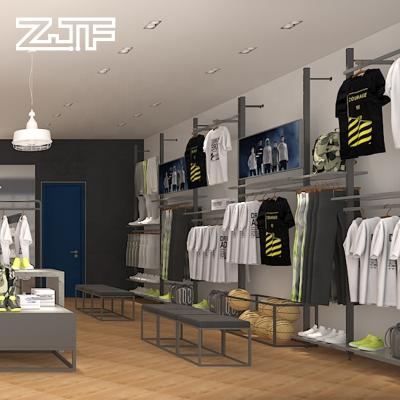 China Sport Shops Store Display System Eco - Friendly Retail Sports Shop Interior Design for sale