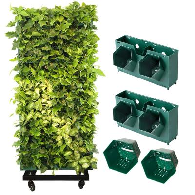 China Eco-Freindly PP Material Wall Masonry Flower Pot Environmental Protection Flower Pot Wall Masonry Gardening Flower Pot for sale