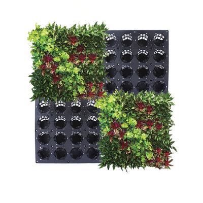 China Easy Assemble Flora Felt Garden Moss Living Wall Green Planter System Vertical Garden Planter for sale