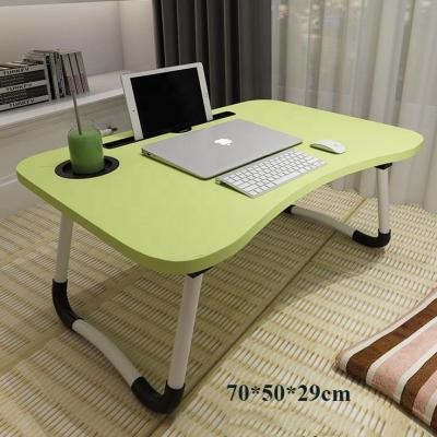 China Low Price Factory Modern Design Folding Small Foldable Laptop Desk Wooden Computer Table For Student for sale